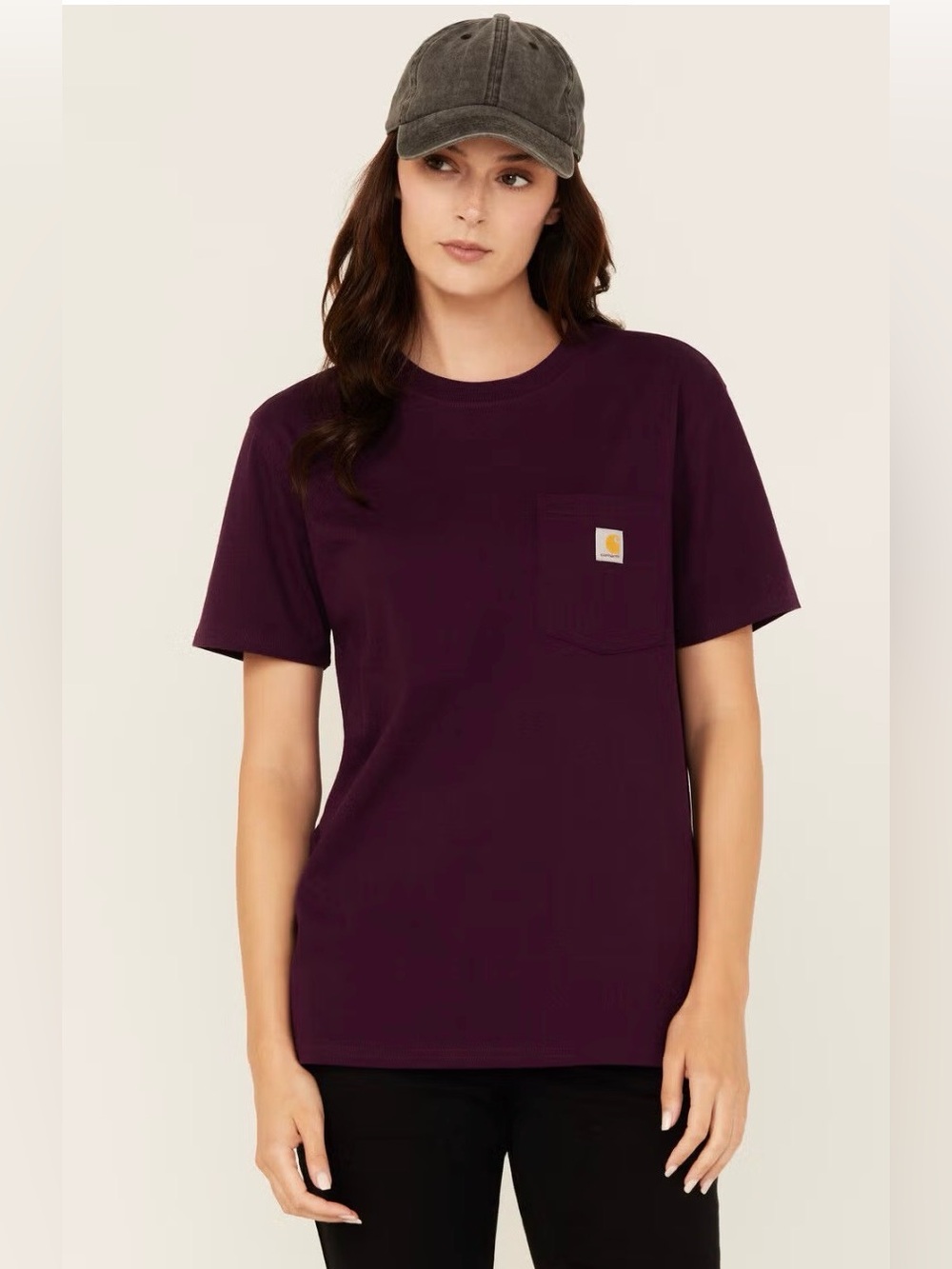CARHARTT WOMEN'S LOOSE FIT HEAVYWEIGHT SHORT SLEEVE POCKET TEE